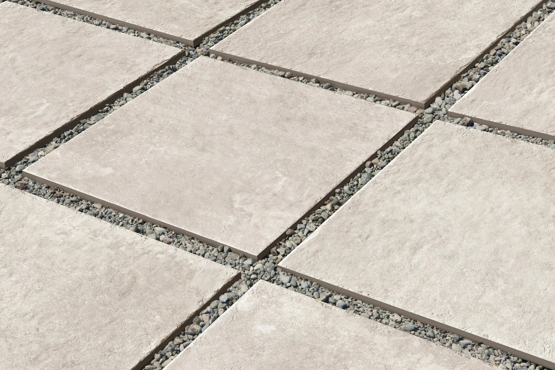 20mm Thick Manor House Antique Limestone Beige paving 80cm x 80cm