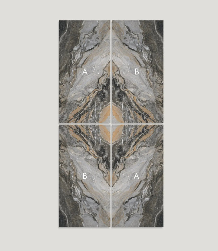 Marble Lux Nero Decor A 60cm x 120cm