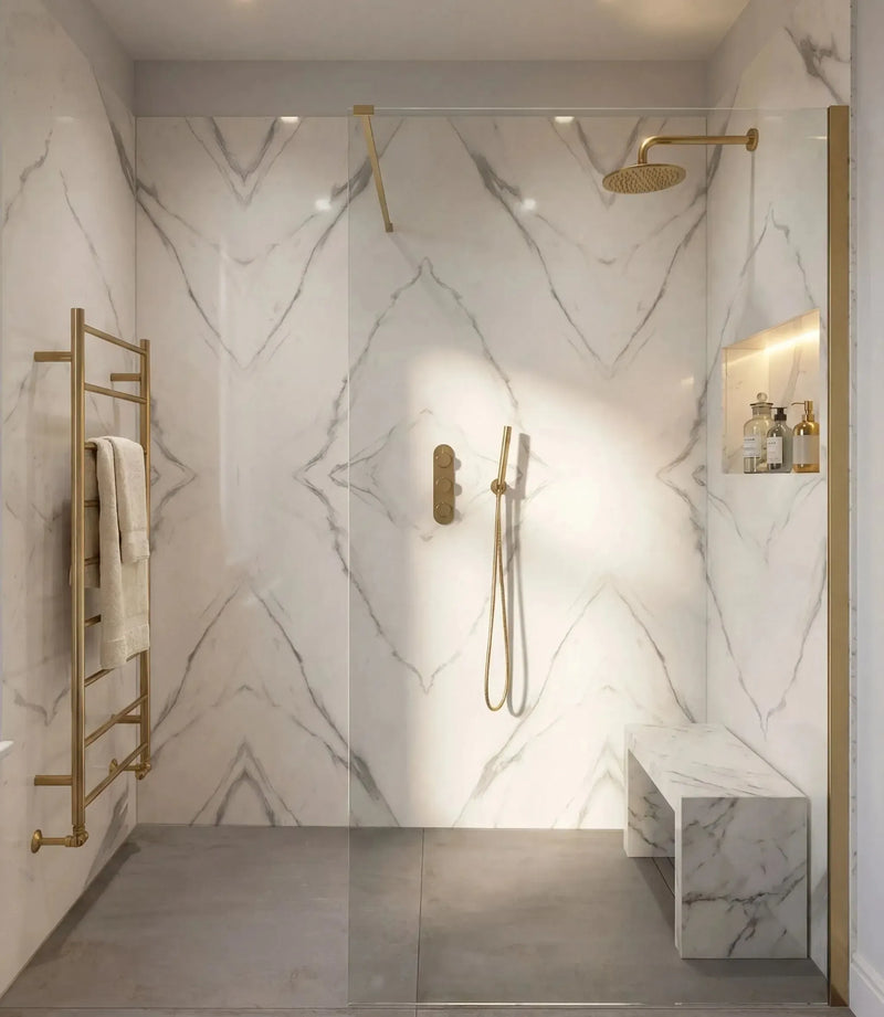 marble lux statuario decor a 60cm x 120cm clearance wall tiles