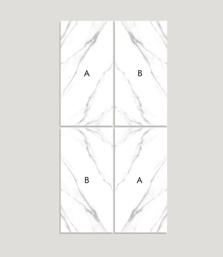 Marble Lux Statuario Decor B 60cm x 120cm