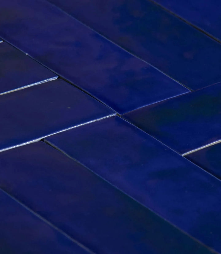 marrakesh brick blue gloss 5cm x 15cm
