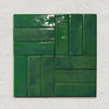 Marrakesh Brick Green Gloss 5cm x 15cm
