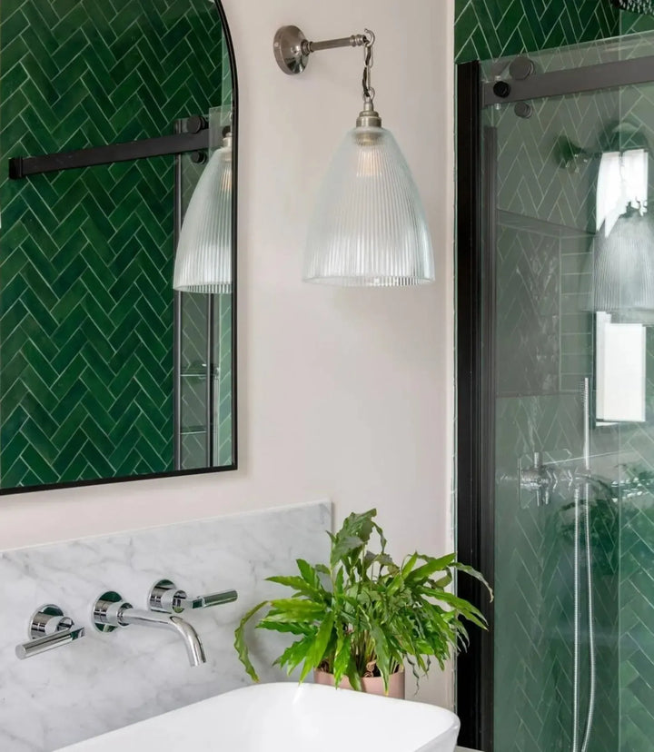 Marrakesh Brick Green Gloss 5cm x 15cm