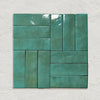 Marrakesh Brick Mint Gloss 5cm x 15cm