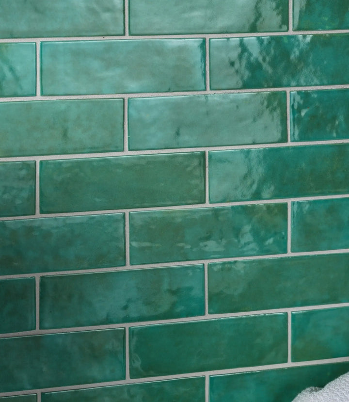 Marrakesh Brick Mint Gloss 5cm x 15cm