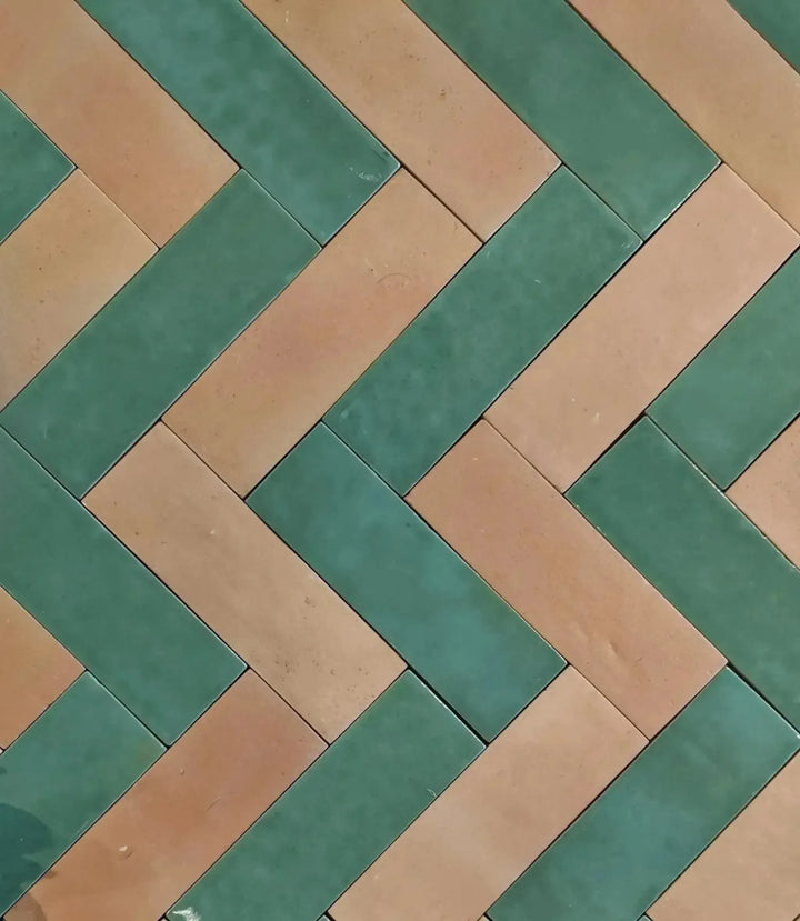 Marrakesh Brick Mint Gloss 5cm x 15cm