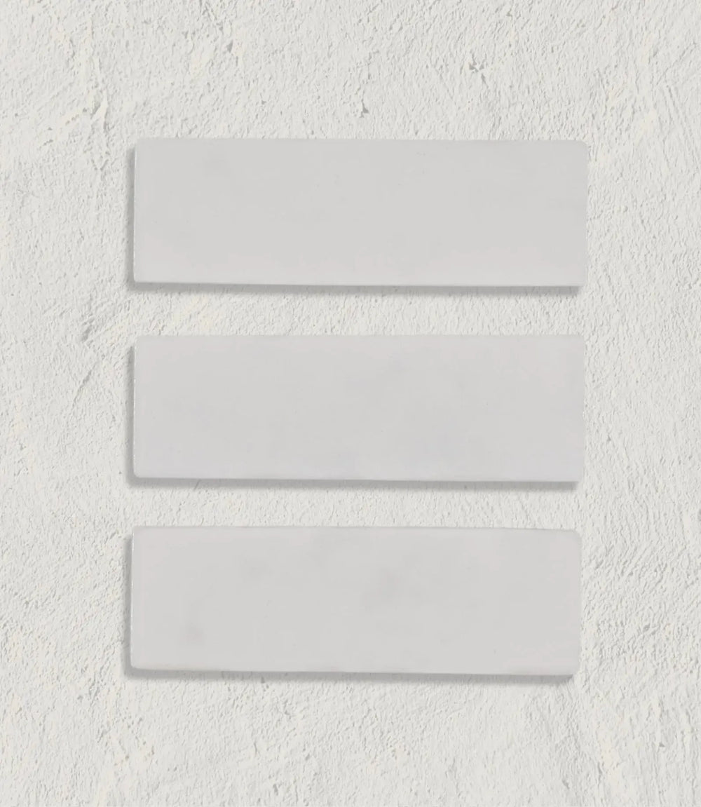 Marrakesh Brick White Gloss 5cm x 15cm