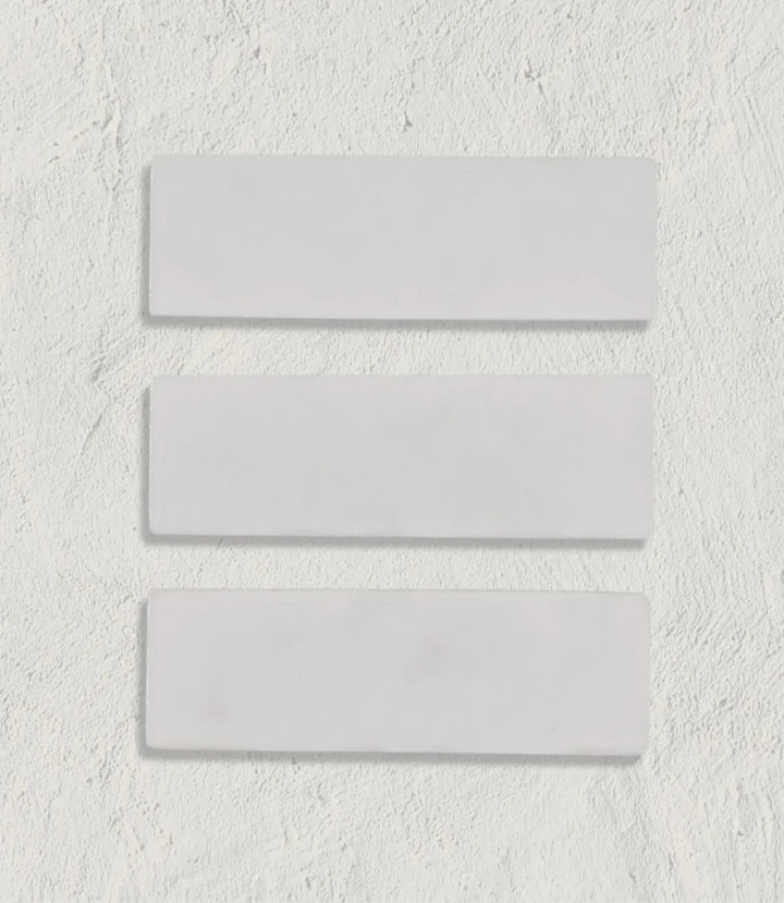 Marrakesh Brick White Gloss 5cm x 15cm