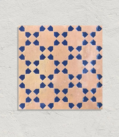 marrakesh square decor dark amp amp blue matt 15cm x 15cm out
