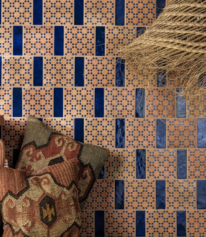 marrakesh-brick-blue-gloss-5cm-x-15cm | Tiled Wall