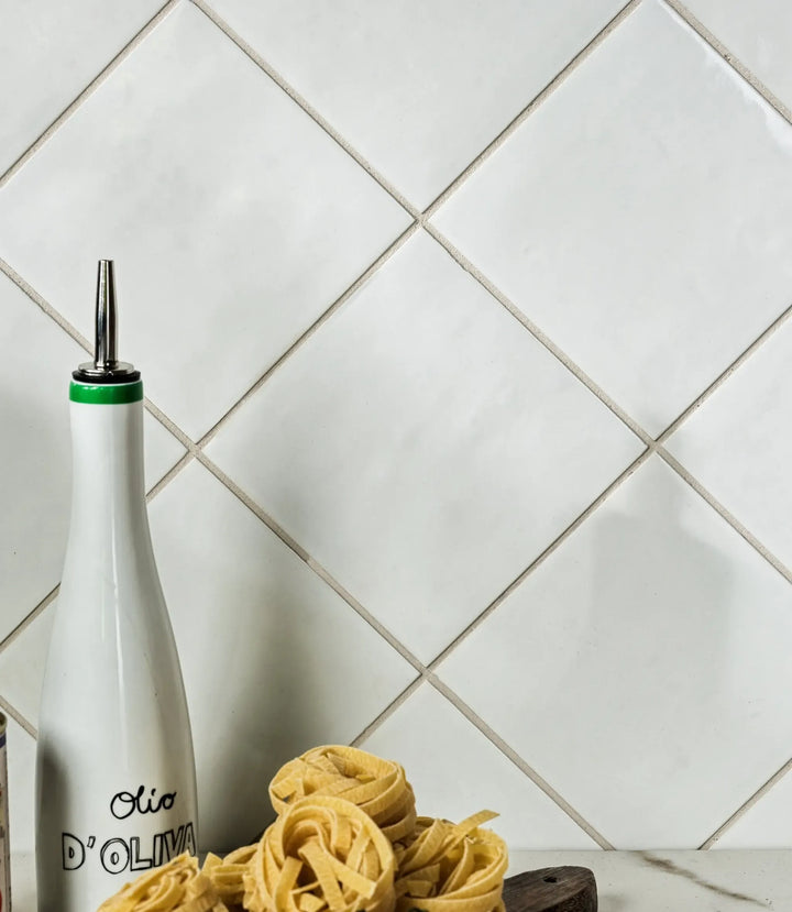 Marrakesh Square White Gloss 15cm x 15cm