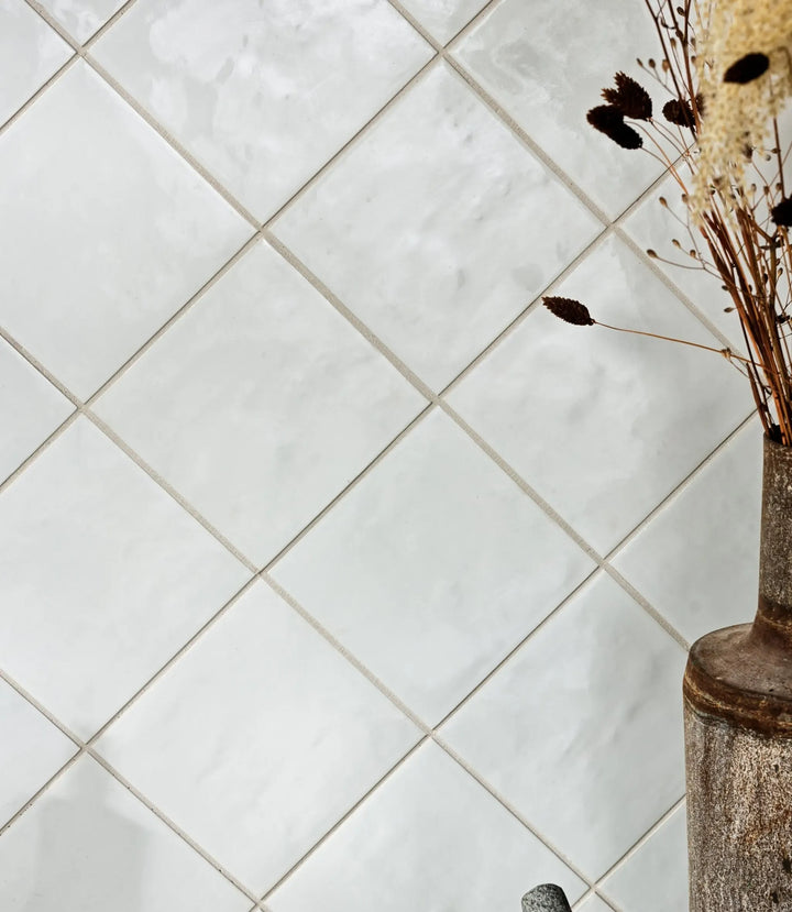 marrakesh square white gloss 15cm x 15cm