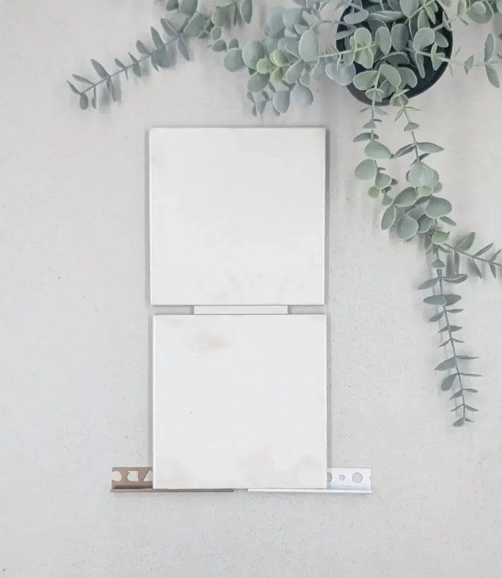 marrakesh square white gloss 15cm x 15cm baked tiles