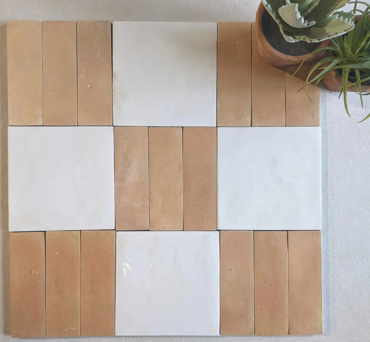 Marrakesh Square White Gloss 15cm x 15cm