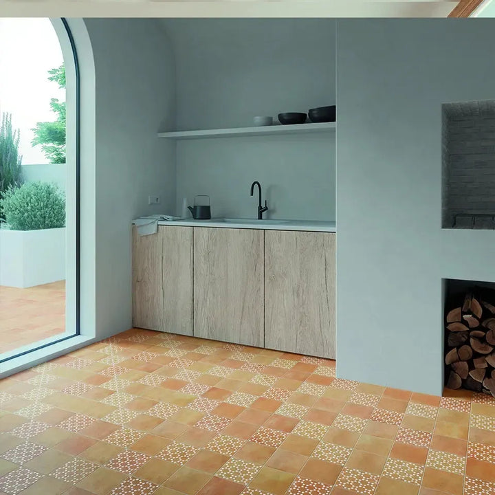 Marrakesh Square White Gloss 15cm x 15cm