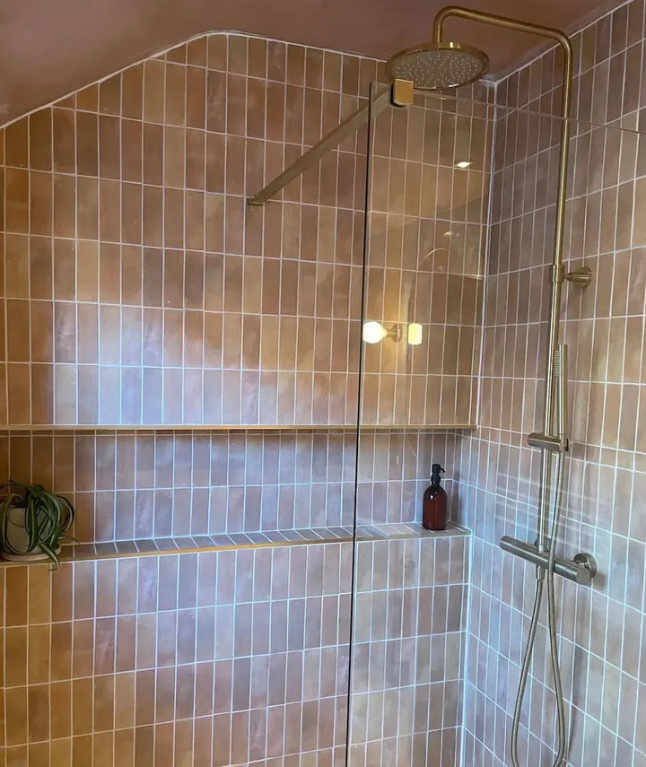 Marrakesh Terracotta Brick Dark Matt 5cm x 15cm