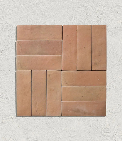 marrakesh terracotta brick dark matt 5cm x 15cm