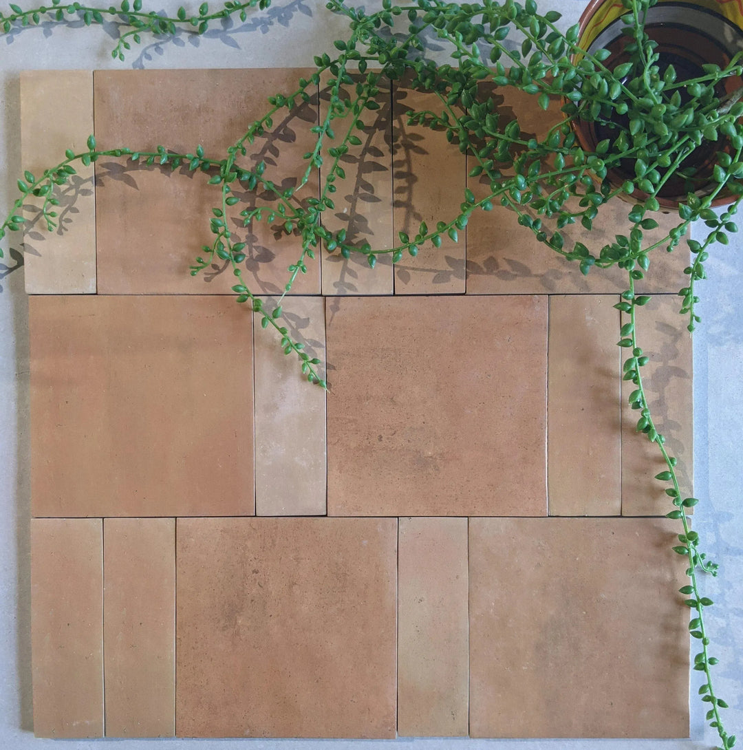 Marrakesh Terracotta Brick Light Matt 5cm x 15cm - Out