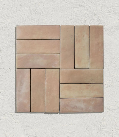 marrakesh terracotta brick light matt 5cm x 15cm