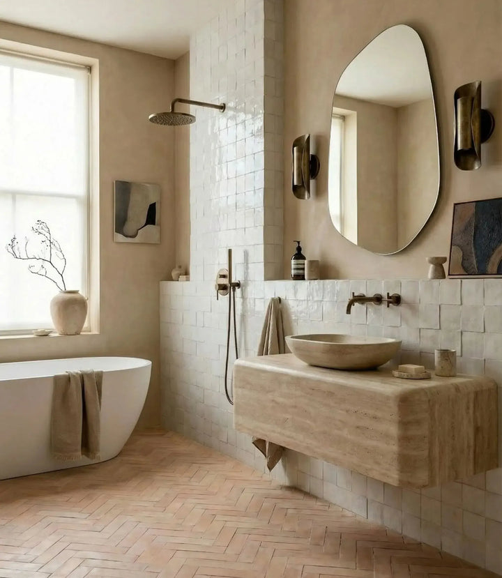 Baked-Real-Zellige-White-10cm-x-10cm | wall tiles