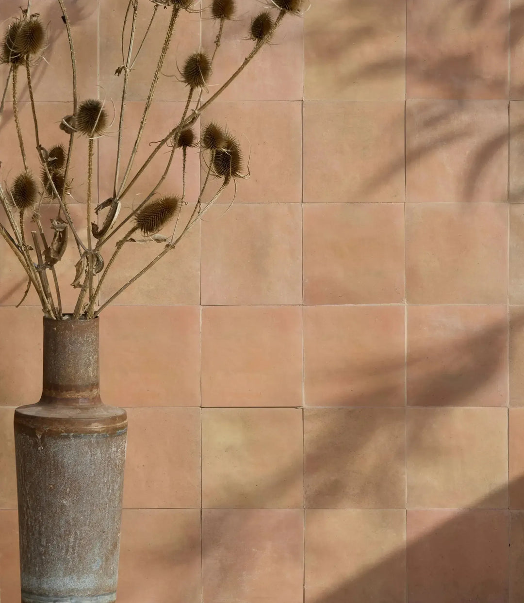 marrakesh terracotta square dark matt 15cm x 15cm