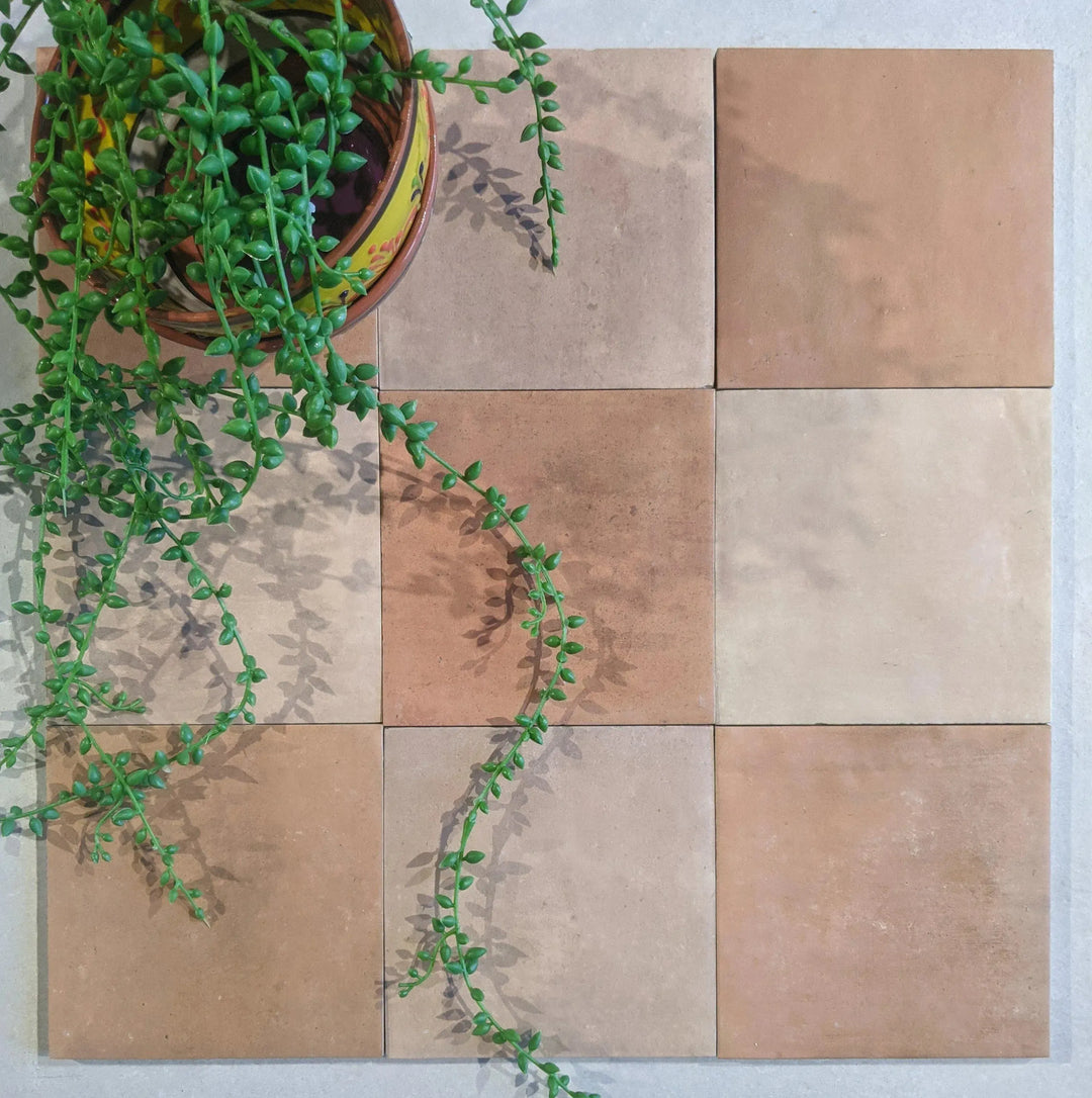 Marrakesh Terracotta Square Light Matt 15cm x 15cm - Out