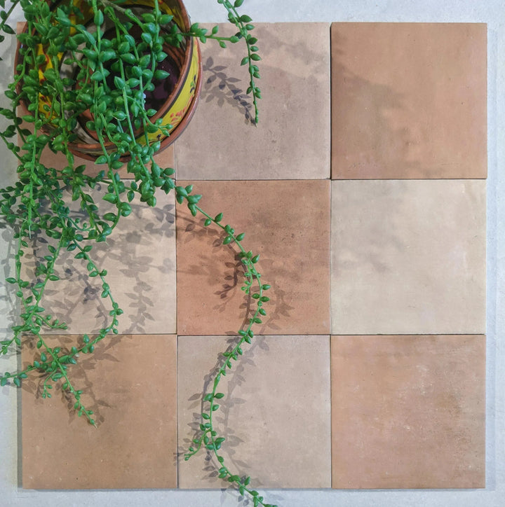 Marrakesh Terracotta Square Light Matt 15cm x 15cm - Out