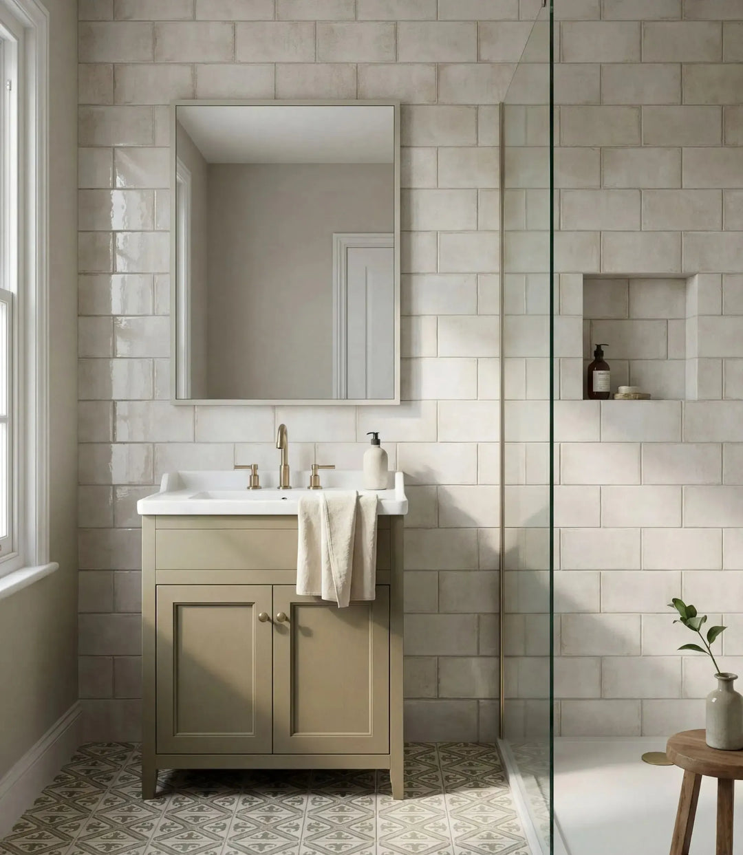 mercer brick linen 30cm x 15cm