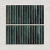 Mercer Fluted Emerald 30cm x 15cm