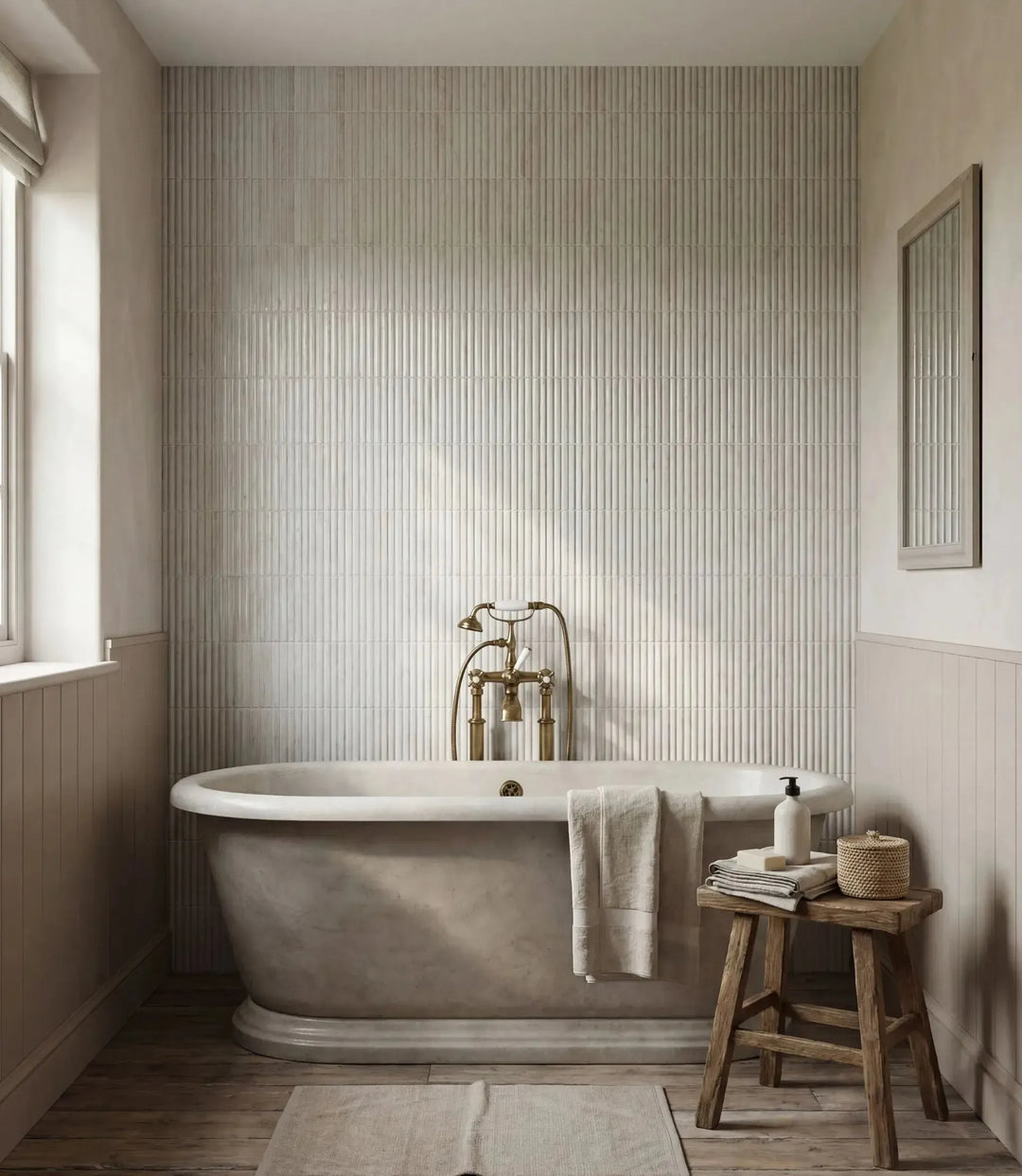 mercer fluted linen 30cm x 15cm