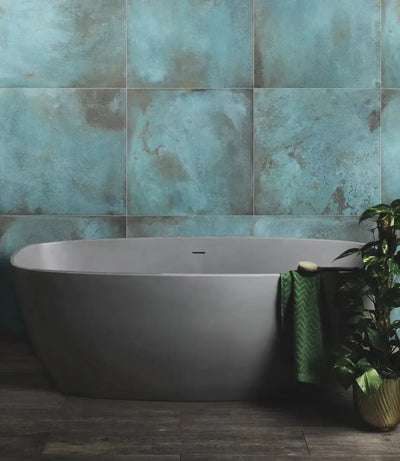 curated metal work verdigris 80cm x 80cm