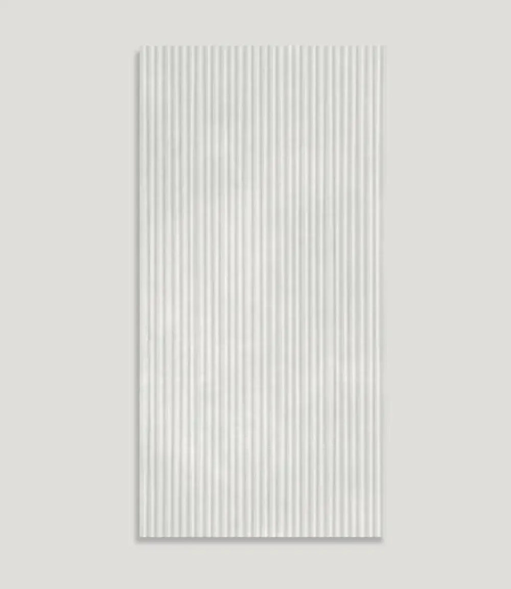 curated-modul-cement-90cm-x-90cm | Curated Modul Cement Linear Decor by Baked Tiles featured in a beautiful interior