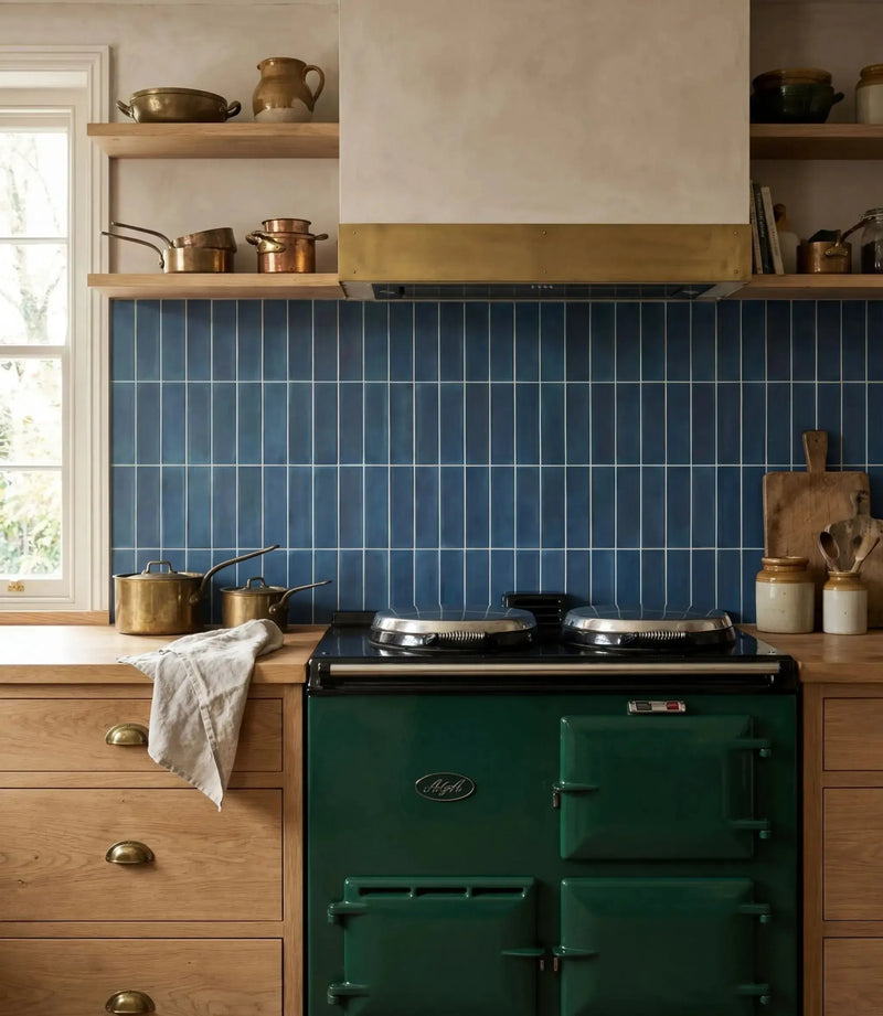 muted brick navy 28cm x 7cm