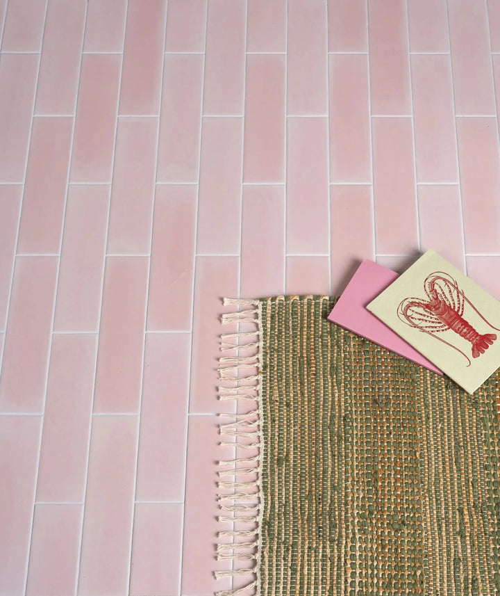 curated muted brick rosa 28cm x 7cm
