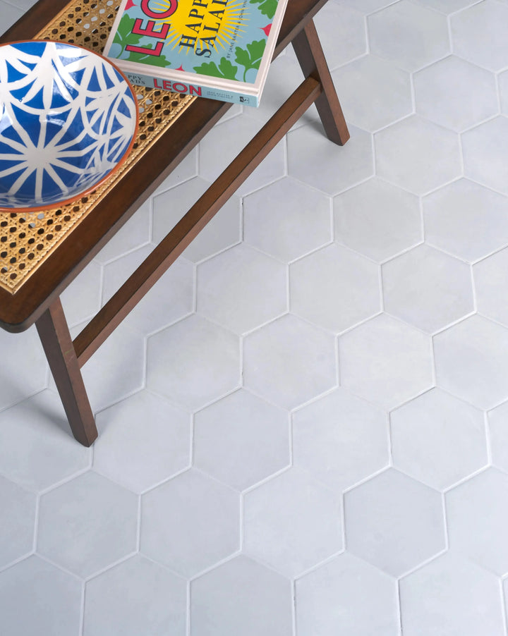 Curated Muted Hexagon Latte 16cm x 14cm