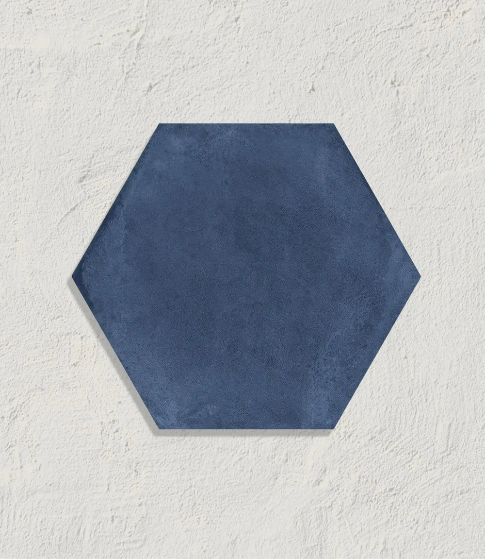 Curated Muted Hexagon Navy 16cm x 14cm