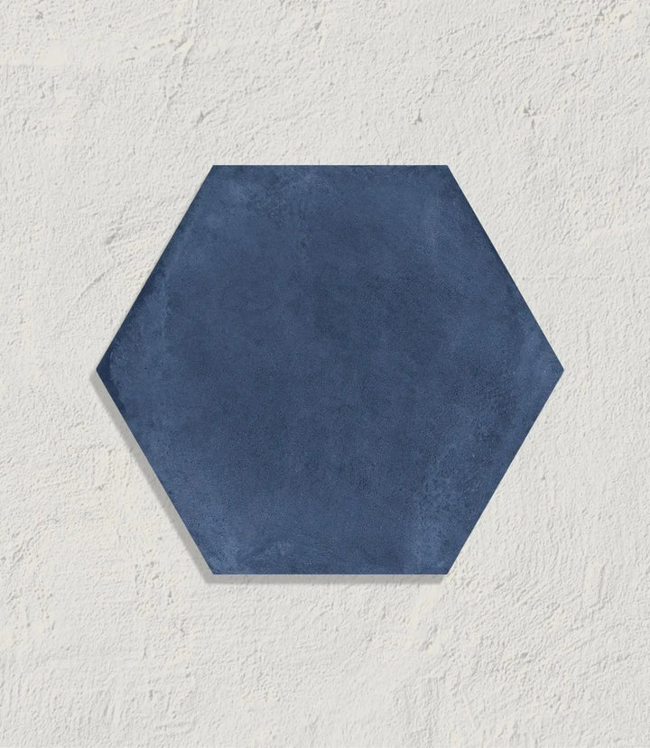 Curated Muted Hexagon Navy 16cm x 14cm