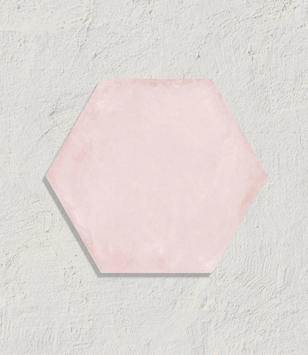 Curated Muted Hexagon Rosa 16cm x 14cm