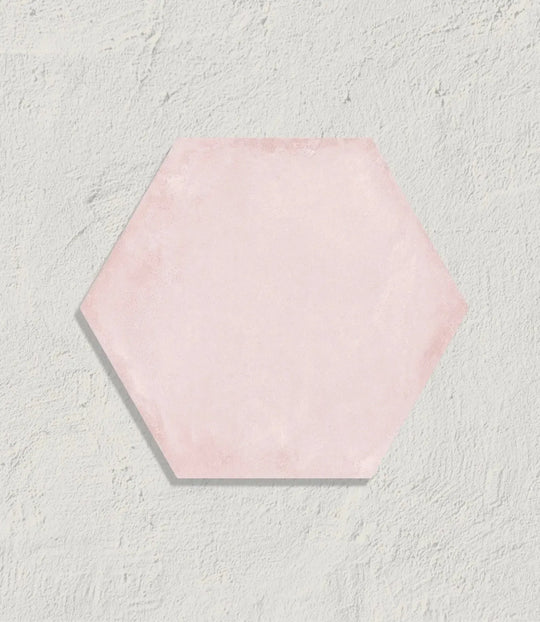 Curated Muted Hexagon Rosa 16cm x 14cm