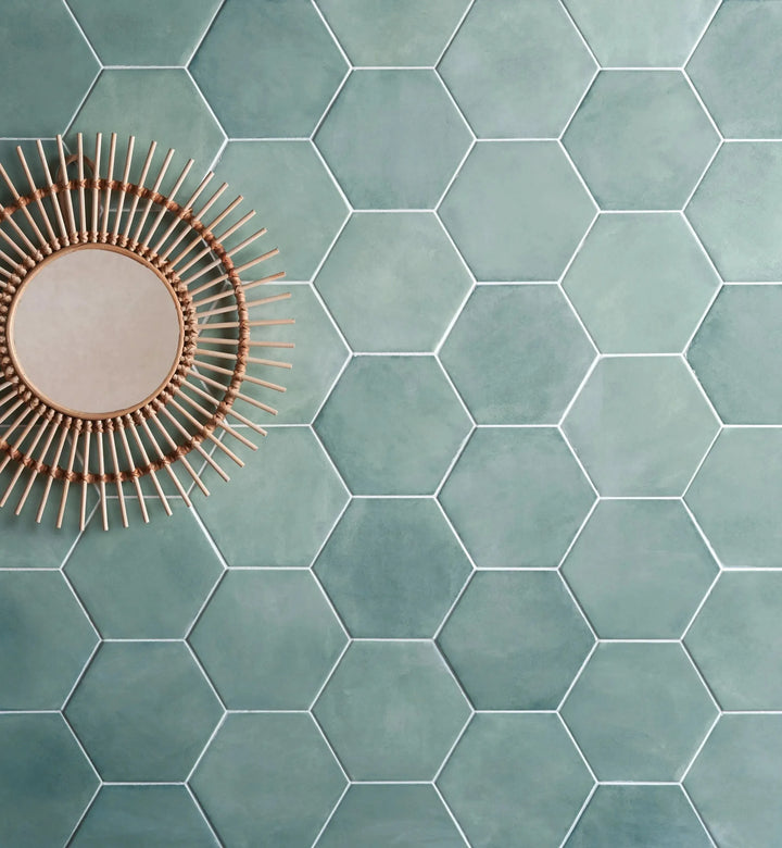 Curated Muted Hexagon Salvia 16cm x 14cm