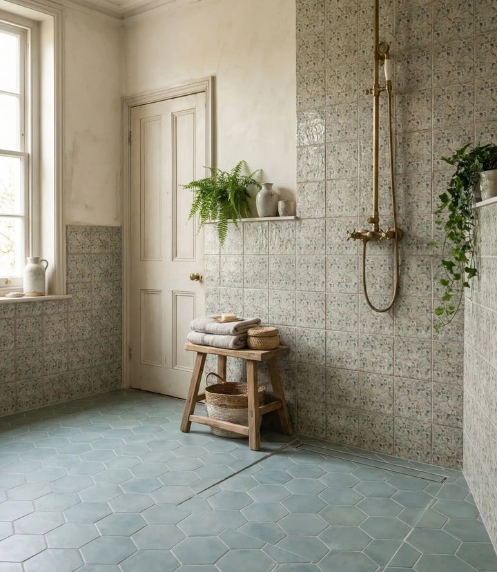 Tuscany-Faded-Floral-Base-20cm-x-20cm | wall tiles