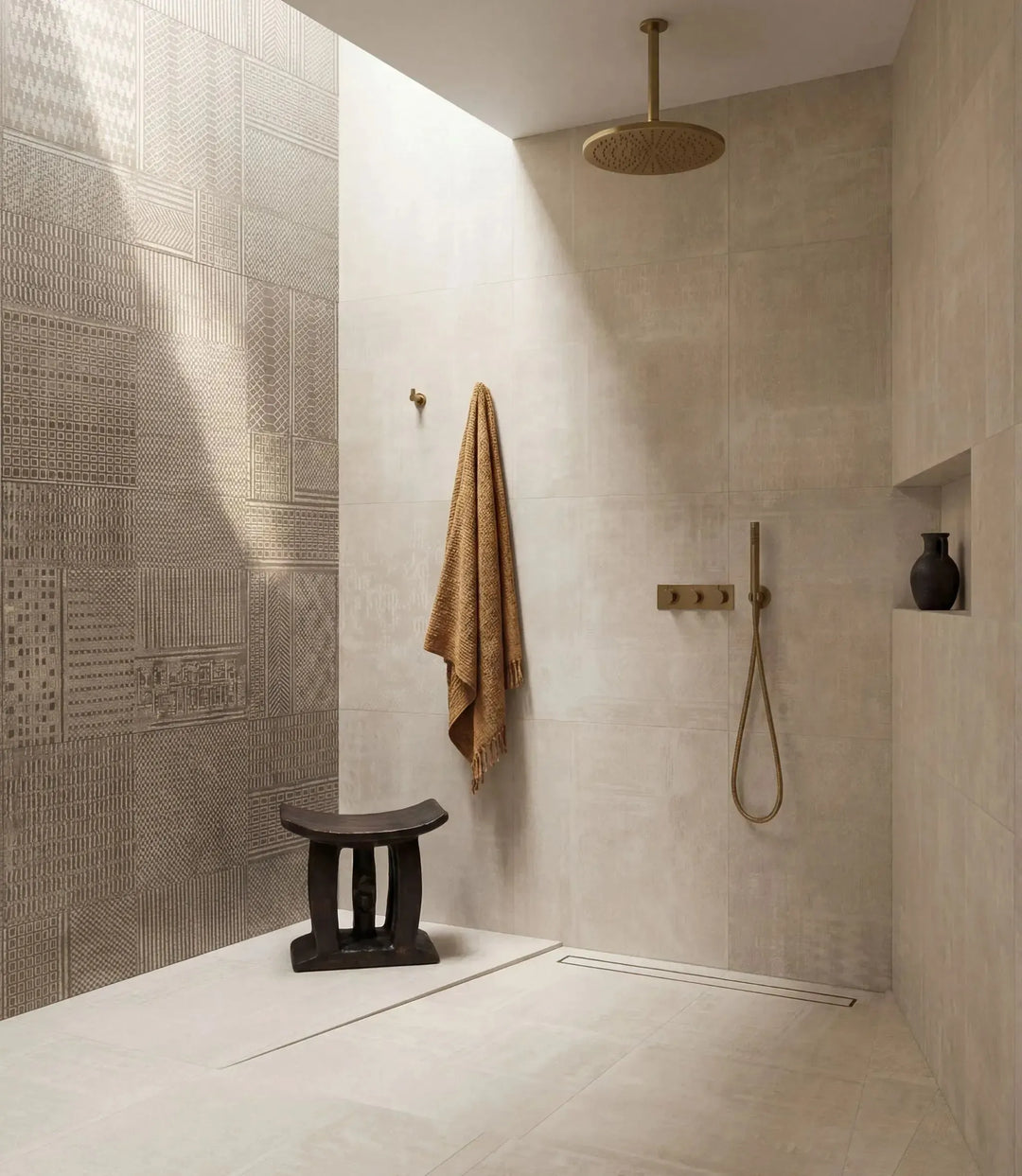 nomad mocha 60cm x 120cm floor tile