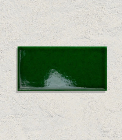 osbourne house crackle metro olive green 7 5cm x 15cm