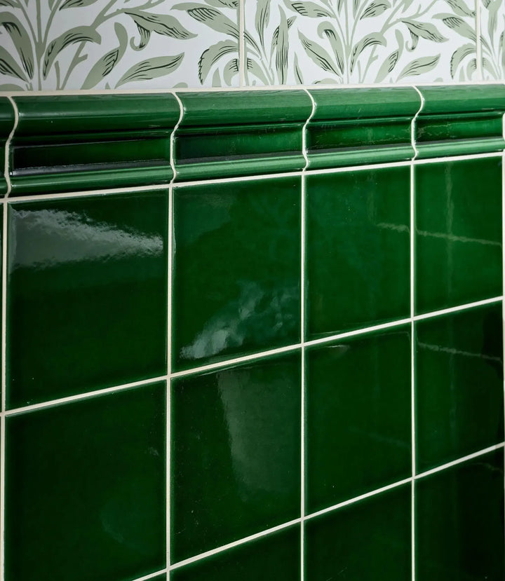 Osbourne House Square Olive Green 15cm x 15cm