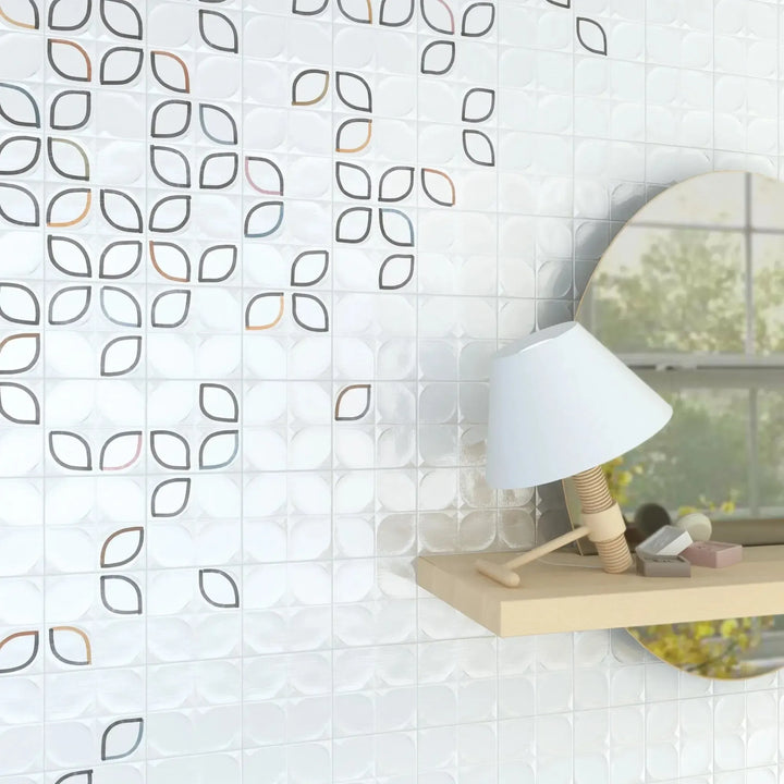 Oslo Wall White 13cm x 13cm - Clearance