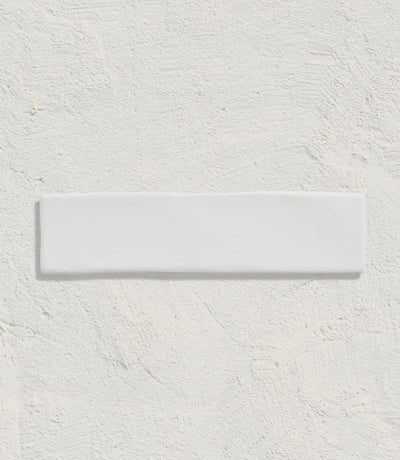 curated pastel matt white 7 5cm x 30cm