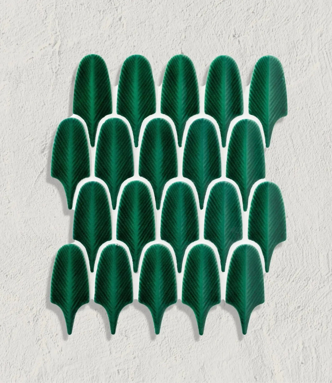 Curated Plume Emerald 30.5cm x 30cm