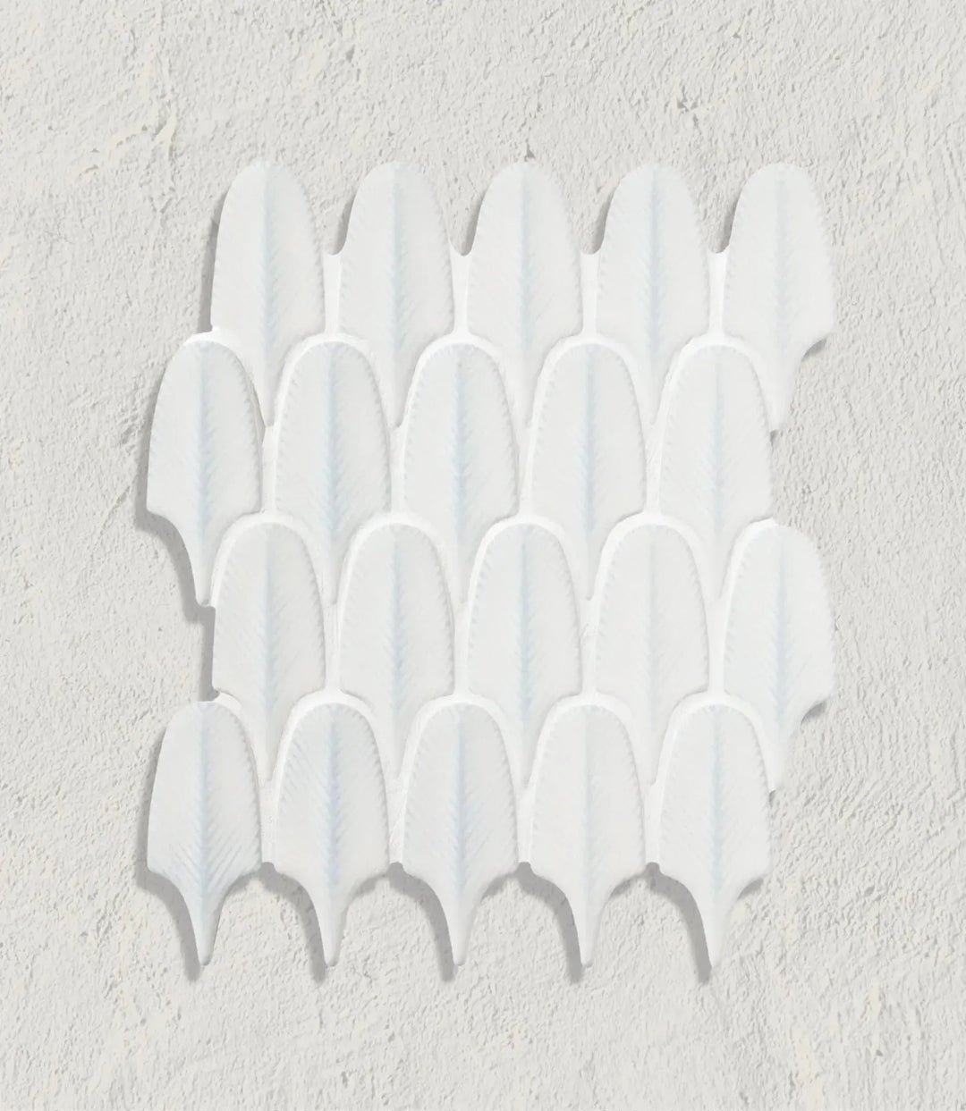 Curated Plume White 30.5cm x 30cm