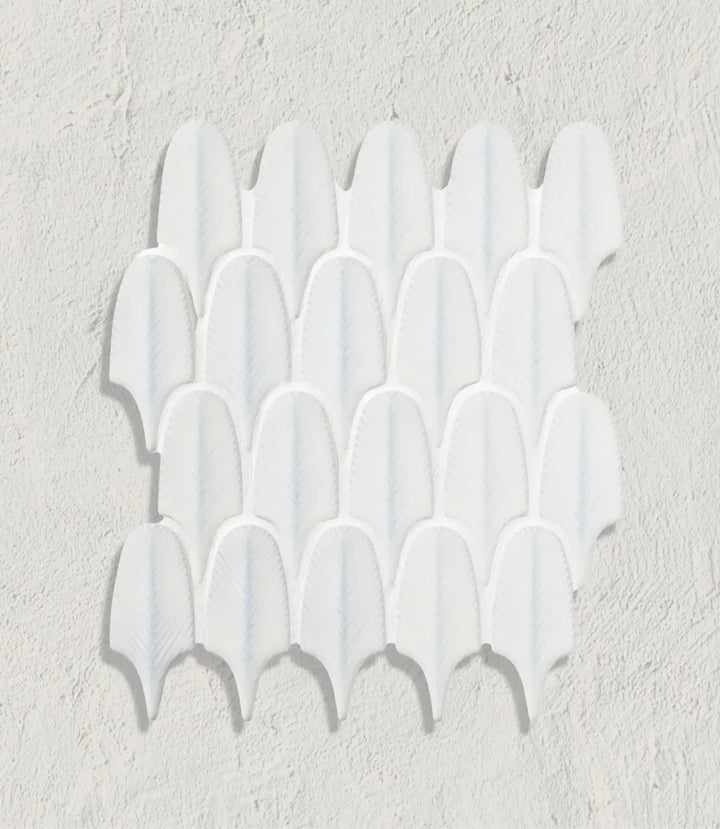 Curated Plume White 30.5cm x 30cm