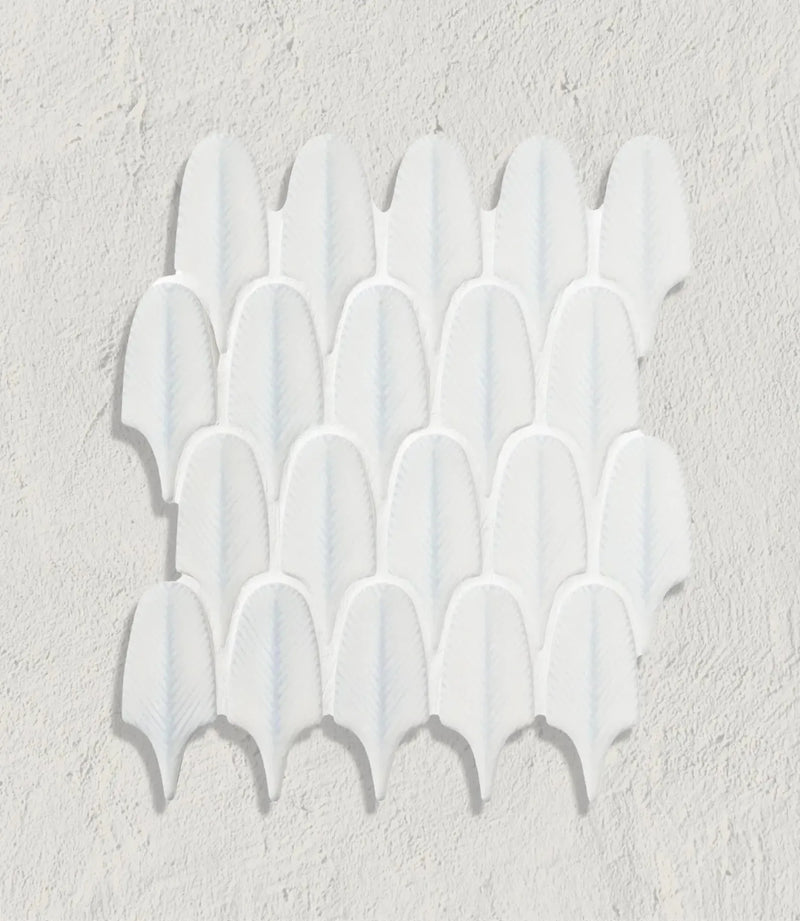 curated plume white 30 5cm x 30cm